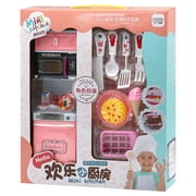 1 Set Educational Toys Simulation Kitchenware Model Role Play Kit Lifelike Kitchen Toy Funny Cooking Toy for Kids Children (Random Color and Style)