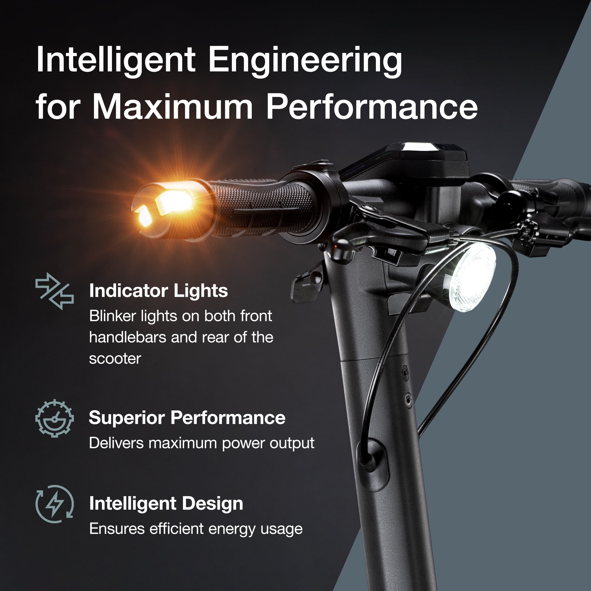 VMAX VX5 Pro GT Swiss Engineered Electric Scooter, 840W, 22-Mile Range, IPX6 Water Resistant