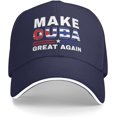 thumbnail image 1 of Make Cuba Great Again hat Cuban Flag Baseball Cap, 1 of 6