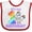 White and Red, variant on Inktastic It's My 1st Birthday Unicorn Boys or Girls Baby Bib