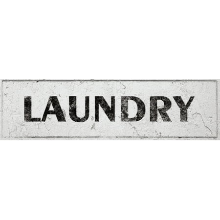 Vintage Laundry Room Distressed Sign Wall Decor For Country Farmhouse On