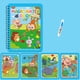 thumbnail image 1 of Libro de pintura al agua (5 ml): libro mágico para colorear reutilizable para niños Set de dibujo educativo con pincel de agua para pintar sin ensuciar, 1 of 6