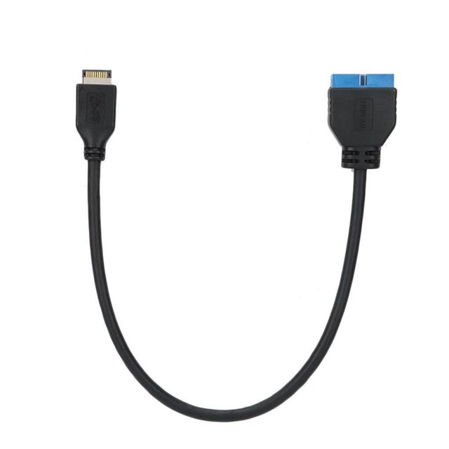 Injueey USB 3.1 tipo E a IDC20P para cable adaptador de placa base ASUS/Micro-Star/Gigabyte Juegos de teclado y mouse para computadora