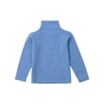 thumbnail image 3 of CHICTRY Kids Little Girls Casual Long Sleeves Tops Toddlers Solid Color Base Layer Undershirt Thermal Tops Light Blue 5-6, 3 of 7