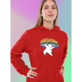 thumbnail image 2 of Live With Pride Polar Bear. Hoodie Women -Smartprints Designs, Female Small, 2 of 4