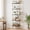 Black&gold, variant on 5-Tier Bookshelf Solid Ladder Shelf, Narrow Book Shelf Display Shelf, Wooden Bookcase, Wall Mount Ladder Shelf, Storage Rack for Living Room, Bedroom, Industrial Style, Black&