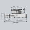 thumbnail image 2 of Xingzhi Security Combination Lock Keyless Security For Cabinets Waterproof And Rust-proof Smart Cabinet Lock black, 2 of 6