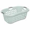 thumbnail image 1 of Sterilite 44 Liter Hip Hold Laundry Basket, Light Green, 1 of 5