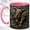 Pink, variant on Vintage Elephant Coffee Mug, Ornate Lotus Mug, Ceramic 11 oz