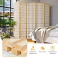 thumbnail image 7 of JOSTYLE Room Divider Screen 8 Panel, 5.9 Ft Folding Privacy Screen for Room Separation, Shoji Screen Japanese Style Room Divider Wall, Natural, 7 of 7