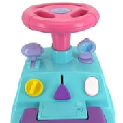 Kiddieland: My First Adventure Ride-On - Ariel Sea - Disney Light & Sound Foot-To-Floor Vehicle, Interactive Dashboard, Push Handle, Toddlers 12mo+