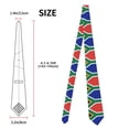 thumbnail image 3 of Men'S South African Flag Tie Fashion Causal Printed Necktie, 3 of 7
