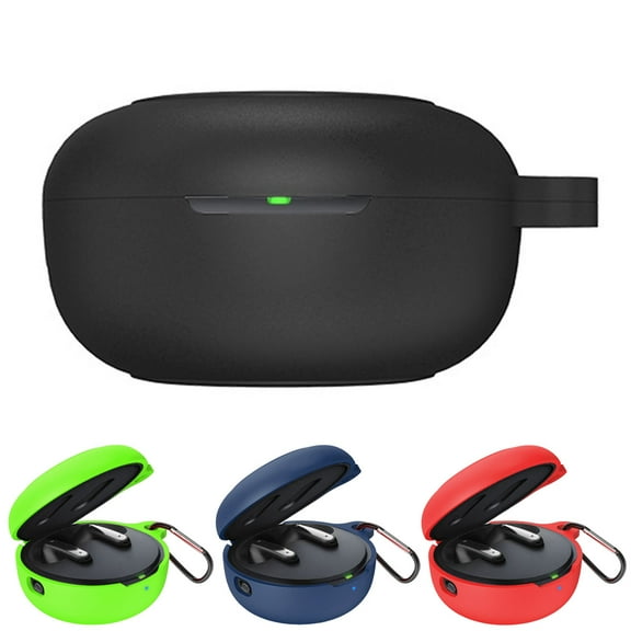 Visland Headphone Storage Case Anti-drop All-inclusive Anti-lost Storage with Hook Headphone Cushion for LG TONE Free FP9