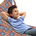 thumbnail image 1 of Ethnic Lounger Chair Bag, Oriental Geometric Composition with Ornamental Colorful Composition of Rhombuses, High Capacity Storage with Handle Container, Lounger Size, Multicolor, by Ambesonne, 1 of 5