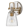 thumbnail image 4 of 1 Light Bath Vanity-Polished Nickel/Heritage Brass Finish Hinkley Lighting 51270Pn, 4 of 10