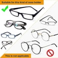 thumbnail image 4 of Juego de 10 pares de almohadillas nasales de silicona antideslizantes para gafas de sol, 4 of 5
