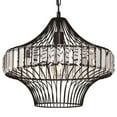 thumbnail image 3 of Westinghouse Lighting Crystal Prism 1-light Chandelier - Matte Black, 3 of 4