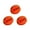 Orange, variant on 6PCS Silicone Fishing Rod Holder Balls – 5-Size Adjustable Holes for Pole Protection | Non- Portable Holders for Boat, Dock & Shore Fishing, Black