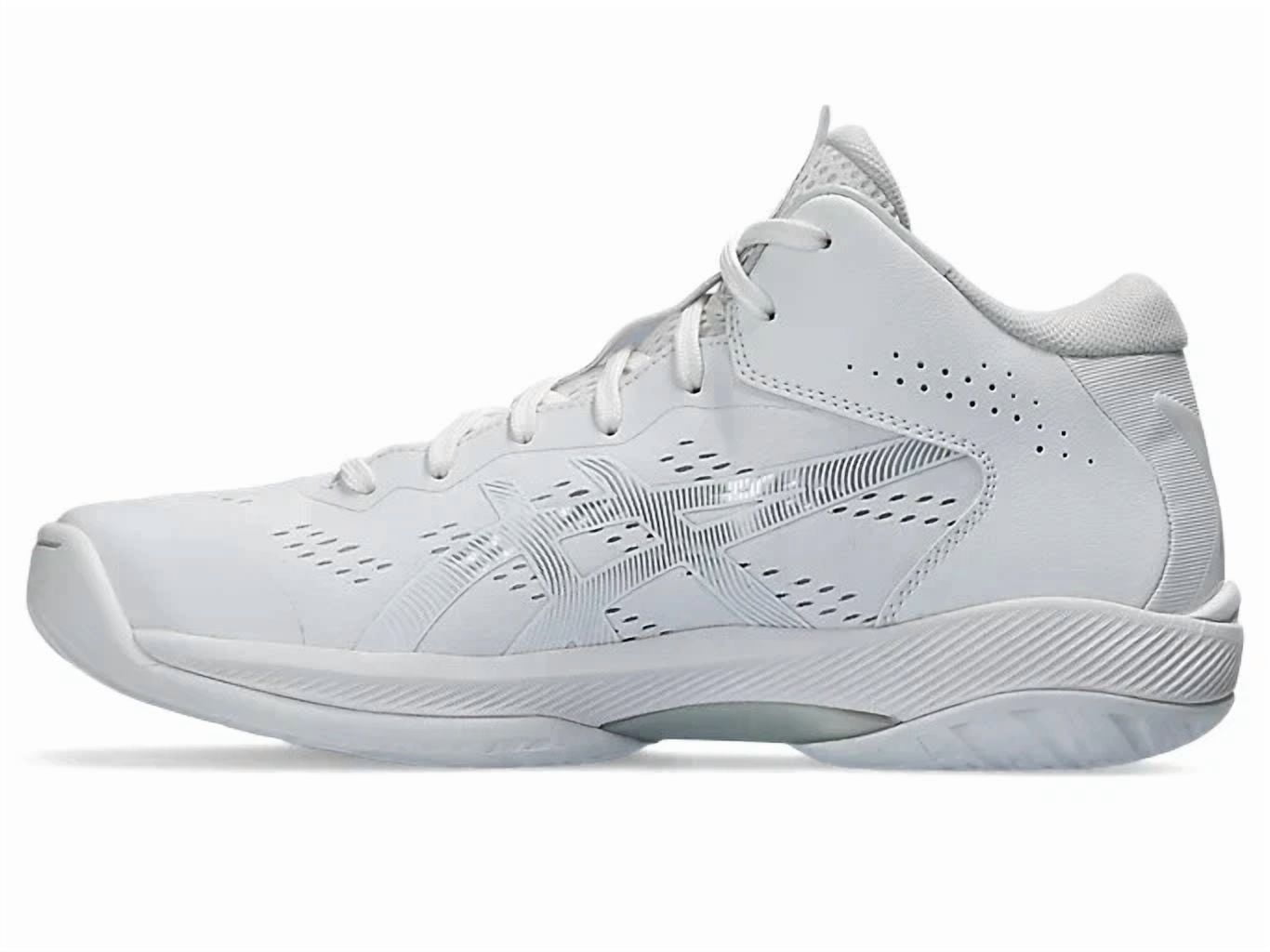 ASICS GELHOOP ホワイト バスケットシューズ Asics Basketball Shoes GELHOOP V16 EXTRA WIDE White/Pure Silver
