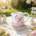 thumbnail image 4 of Weloille Easter Themed Relief Chicken Tableware Set, Ceramic Food-Grade Plate Cup Storage Jar, Dishwasher Safe Festive Holiday Table Decor, for Easter Dinner Party Daily Use, 4 of 6