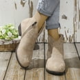 thumbnail image 2 of Ankle Cowboy Boots for Women Cowgirl Western Short Booties Round Toe Casual Country Slip on Dress Shoes, 2 of 8