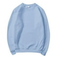 thumbnail image 4 of Wowcloth Women's Long Sleeve Solid Color Hooded Top with Drawstring Waist and Pockets - Cozy Two-Piece Sweater Set, 4 of 4