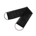thumbnail image 4 of Paño exfoliante corporal para limpieza profunda con asas de malla densa para baño Negro, 4 of 8
