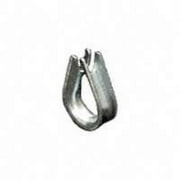 Laclede Chain 264EG14/859320404 "Baron " Galvanized Wire Rope Thimble 1/4"