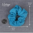 thumbnail image 5 of Motique Accessories Neon Blue Terry Scrunchies Hair Tie for Adult Female and Girls 10 Pack, 5 of 5