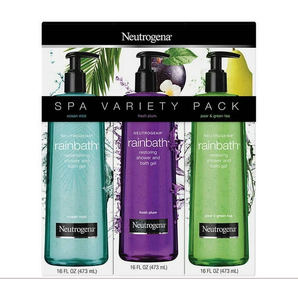 Neutrogena Gift Set Rainbath Variety 3pack, 16 fl. oz. each Walmart