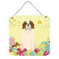 thumbnail image 1 of Easter Eggs Saint Bernard Wall or Door Hanging Prints, 1 of 1