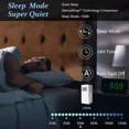 thumbnail image 4 of WhizMax 8000Btus Portable Air Conditioner Rapid Cooling With Cool/Dehumidifier/Fan/Timer, 4 of 6