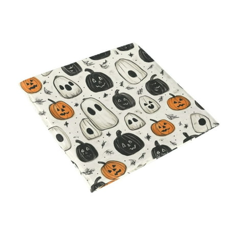 

Seating Cushion，Ghosts and Pumpkins 15.7 ×15.7 Double-sided Printed Velvet Cushion Cover Square memory foam cushion for all seasons.