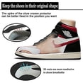 thumbnail image 3 of 4 Pairs (2 Black + 2 White) Shoe Crease Protectors for Men and Women, Breathable Anti-Wrinkle Toe Box Inserts, Cuttable & Washable Sneaker Shields for US Men 7-12 / Women 5-9, 3 of 6