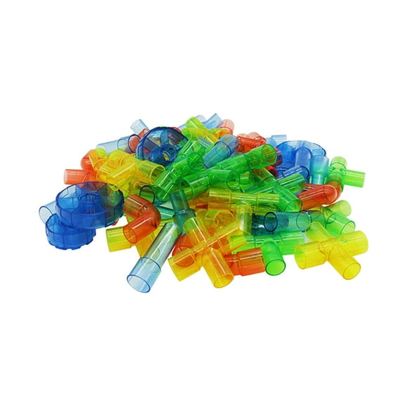 Tubo de tubo transparente, juguete, bloques de tubería de agua, juguete de construcción, vástago educativo, aprendizaje de construcción para niño Macarena Juguetes de construcción