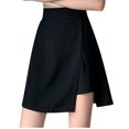thumbnail image 2 of aidice Plus Size Shorts for Women Summer Casual Skorts Summer Casual Fashion Solid Color Shorts, 2 of 3