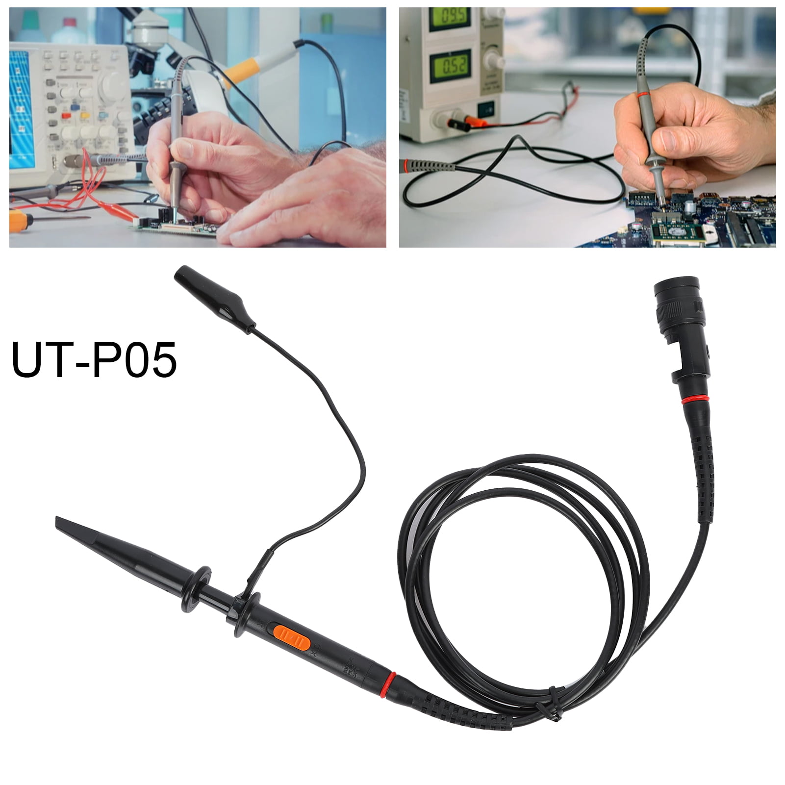 Passive Oscilloscope Probe Detector Measuring Tester 200MHz Black UT-P05 UNI-T 
