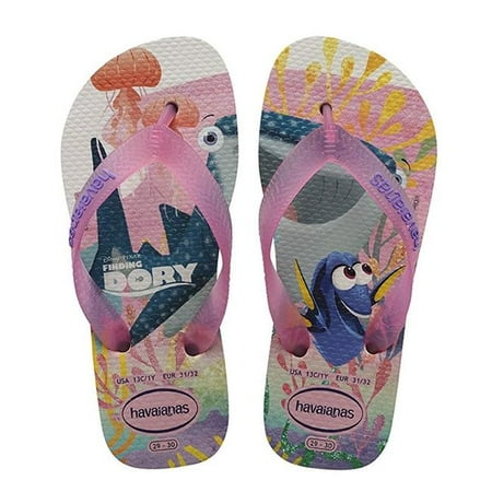 

Havaianas 4137127-1-9C 23 by 24 BR Kids Nemo E Dory Sandals White