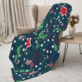 thumbnail image 3 of Sikiie Christmas Cozy Flannel Fleece Throw Blanket: Lightweight & Thick for All Seasons - Perfect for Women, Men, & Kids"40"x30", 3 of 6