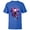 Royal, variant on Marvel Spider-Man: Across the Spider-Verse Gwen Glitch - Short Sleeve T-Shirt for Kids - Customized-Royal