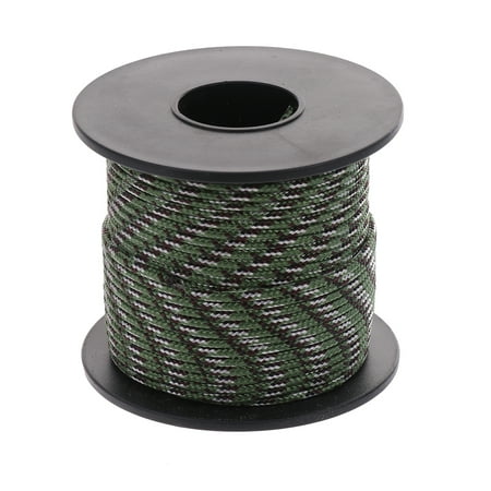 

31M 2.1mm Outdoor Use Reflective Rope Tent Fixed Rope Bright Color Clothesline Rope for Hiking Camping (Green)