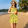 thumbnail image 3 of Haiem Blue Spots for Women’s Summer Dresses – Casual Sleeveless Tank Loose Sundress, Lightweight Beach Dress, 3 of 7