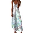 thumbnail image 2 of FcBaudy Camisole Sans Manches Col en V, Robes d'Été pour Femmes, Robes Décontractées Mode Imprimée Camisole Sans Manches Robe Femme, 2 of 5