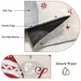 thumbnail image 6 of 3'x5' Area Rugs, Red Christmas Snowman Indoor Outdoor Area Rug for Living Room Bedroom, Xmas Snowflake Birds Washable Bathroom Rugs Kitchen Floor Carpet Mats Home Decor Aesthetic, 6 of 8