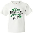 thumbnail image 3 of Inktastic St. Patrick's Day The Leprechauns Made me Do It Youth T-Shirt, 3 of 5