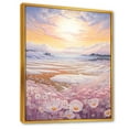 thumbnail image 2 of Designart "Cute Kawaii Landscape Of Prairies During Sunset III" Prairies Floater Framed Wall Art Living Room, 2 of 5