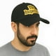 thumbnail image 5 of Knite gorra The Inspector negra de gabardina para hombre ajustable, 5 of 5