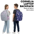 thumbnail image 2 of J World Boys and Girls Cornelia 18" Multi Compartment Laptop Backpack for School and Travel, Cubes, 2 of 7