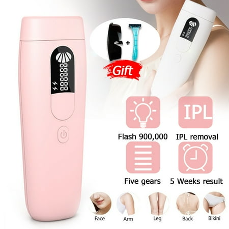 990 000 Flashes Lcd Display Ipl Laser Hair Removal 5 Gear