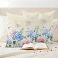 thumbnail image 3 of Outdoor Pillow Covers Watercolors Blue Pink Embroidered Balloons Waterproof Pillow Cases 18x18 Set of 2, Vintage Flowers Throw Pillow Cover Pillowcase for Patio Balcony Couch Garden, 3 of 9